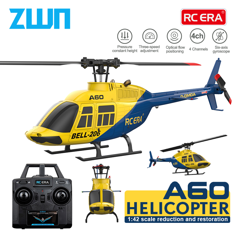 Rc Helicopter Gyro - A60 RC Elicottero 2.4G 6-Aixs Giroscopio