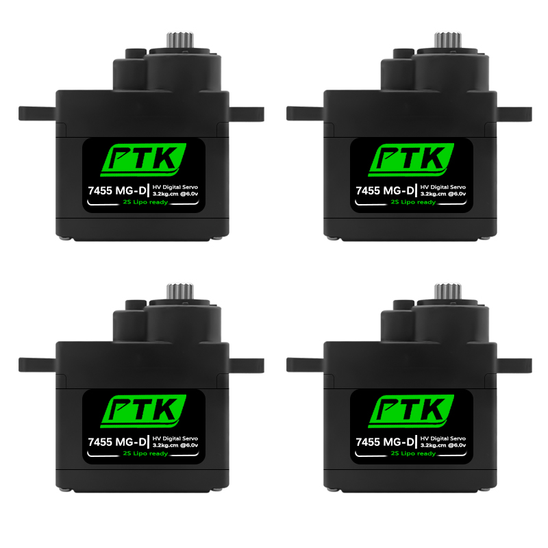 Rc Helicopter Parts - Servo Digitale PTK 7455MG-D 12g con