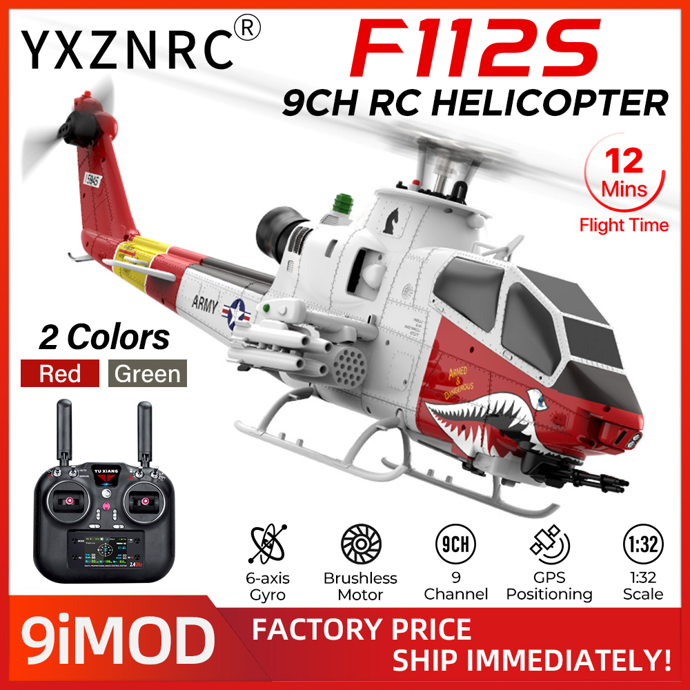 Rc Helicopter Gyro - Elicottero RC YUXIANG F112S 9CH, Aereo