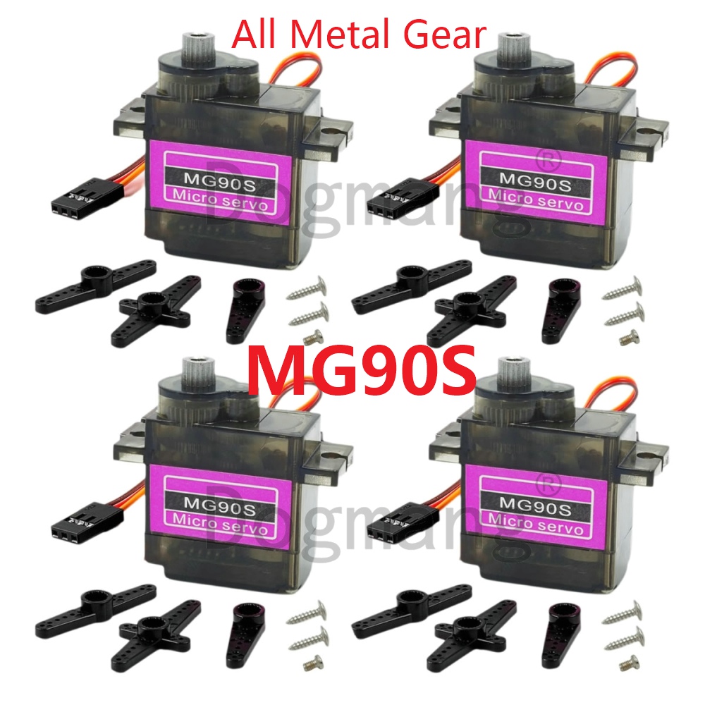 Rc Helicopter Mini - MG90S Servo 1/2/4/10/20/50 pezzi All Metal
