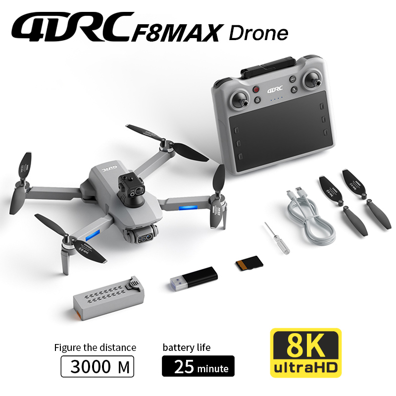 Rc Helicopter Case - F8 MAX GPS Drone Professionale 8K