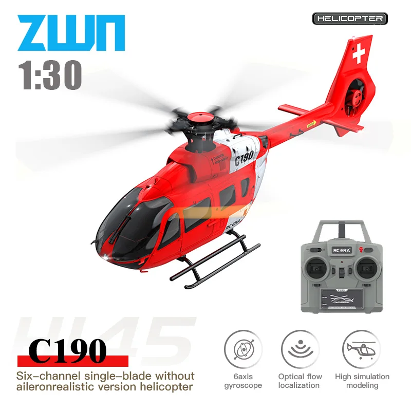 Rc Helicopter Gyro - C190 RC Elicottero 2.4G 6-Aixs Giroscopio