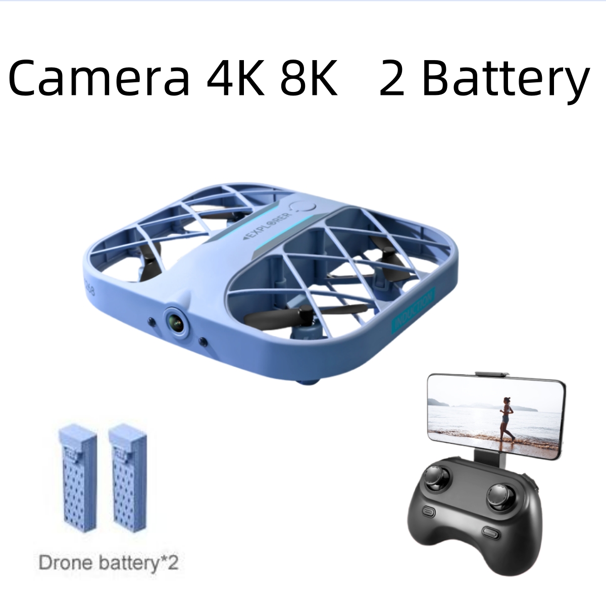 Rc Helicopter Case - Drone RC JJRC H107 FPV con