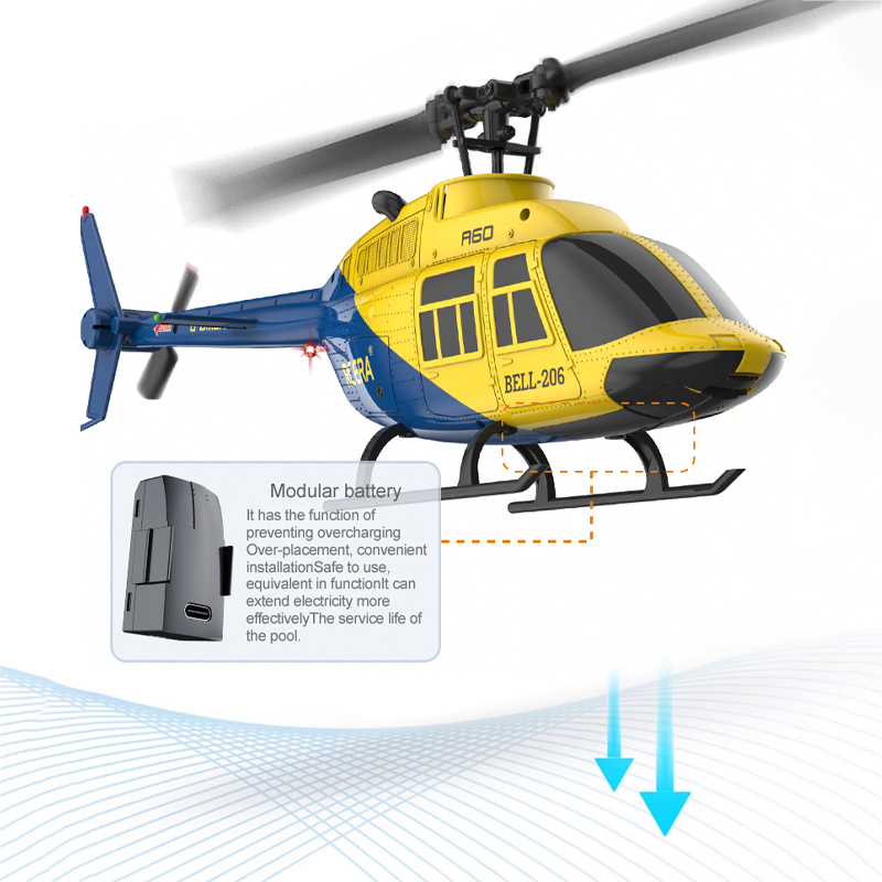 A60 RC Elicottero 2.4G 6-Aixs  - Rc Helicopter Gyro recensione e prezzo
