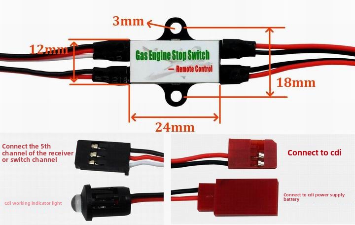 Interruttore di arresto CDI pe - Rc Helicopter Gas recensione e prezzo