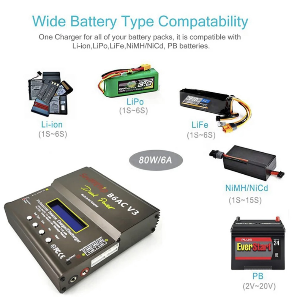 Caricabatterie IMAX B6AC V3 da - Rc Helicopter Charger recensione e prezzo