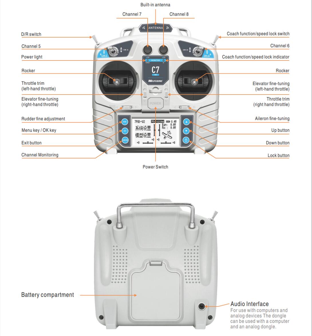 MicroZone MC7 Controller C7 MI - Rc Helicopter Mini recensione e prezzo