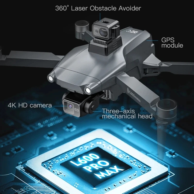 L600 PRO MAX GPS Drone Profess - Rc Helicopter Case recensione e prezzo