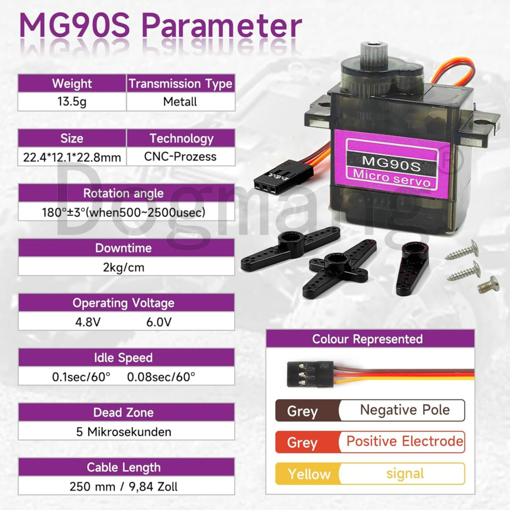 MG90S Servo 1/2/4/10/20/50 pez - Rc Helicopter Mini recensione e prezzo
