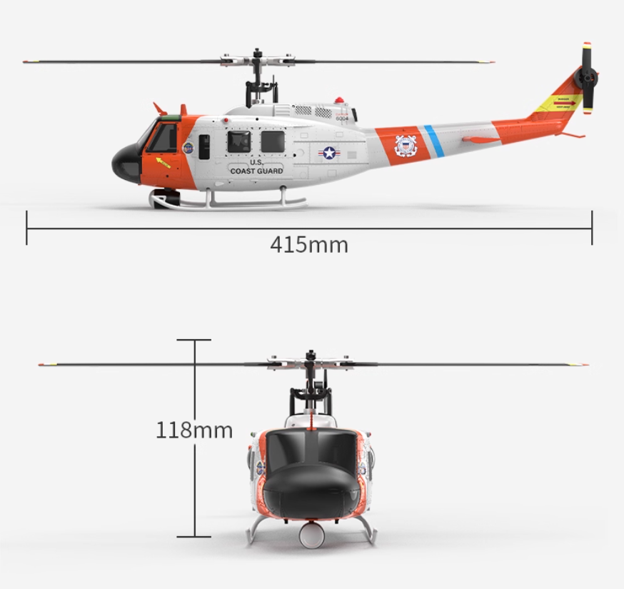 YUXIANG F07S Batteria UH-1 Pez - Rc Helicopter Coaxial recensione e prezzo