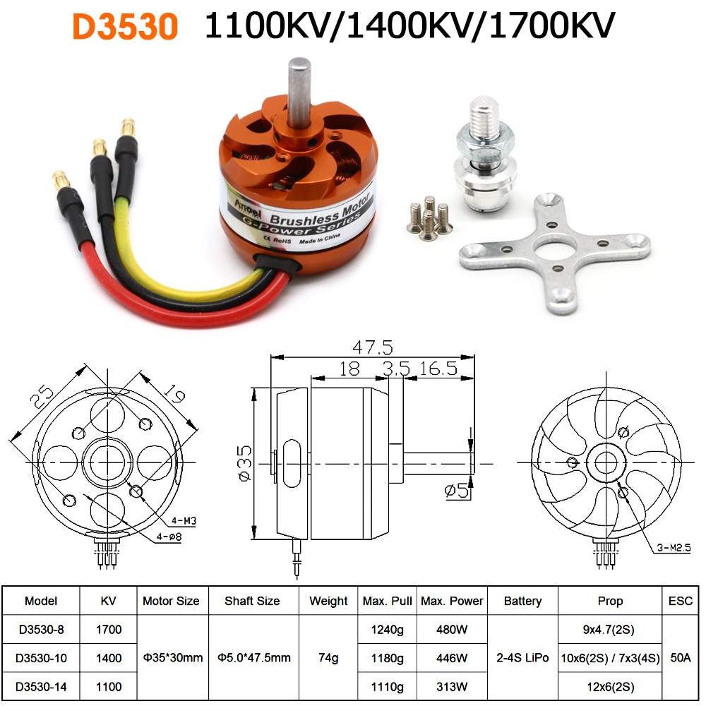 Motore Brushless Outrunner D35 - Rc Helicopter Mini recensione e prezzo