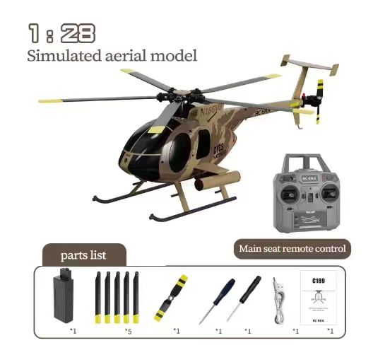 Elicottero RC C189 MD500 1:28  - Rc Helicopter Gyro recensione e prezzo
